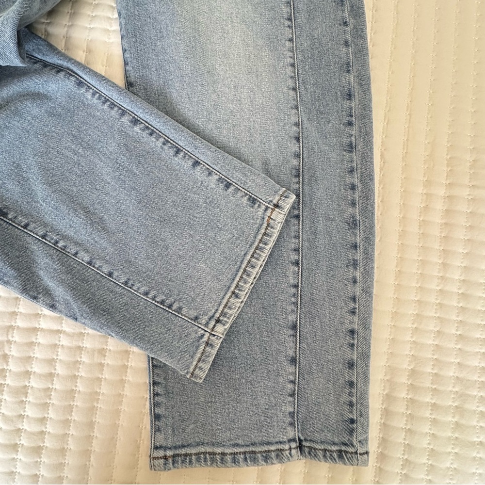 Jessica Simpson Myrtle Barrel Leg Jeans Sz 8 - Picture 10 of 14